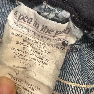 A Pea in the Pod Blue Denim Maternity Jeans